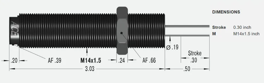 Shock Absorbers SC190M-6-HC